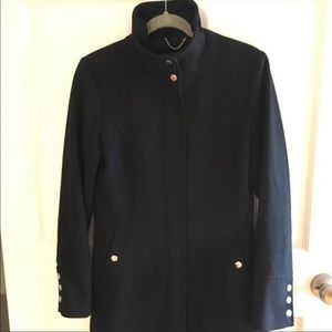 Donating soon*Guess Black Wool Coat Silver Buttons